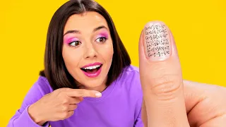 TOP SECRET — TRUQUES ESCOLARES | Estudar Duro ou Inteligente? Use os Nossos Truques por 123 GO! GOLD