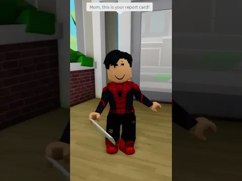 When You Found MOM'S Report Card 😂 #RobloxBrookhaven #Brookhaven