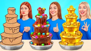 Πλούσιος vs Φτωχός vs Γίγα Πλούσιος Τροφή Challenge | Επικός Αγώνας Για Το Φαγητό Multi DO Challenge