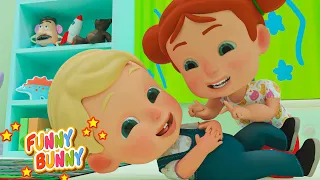 Tickle Tickle Song | Funny Bunny - Nursery Rhyme & Kids Song Animation Compilation