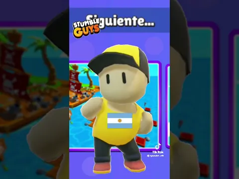 NO PUEDO TOCAR COLORES DE LA BANDERA ARGENTINA🇦🇷❌ EN STUMBLE GUYS