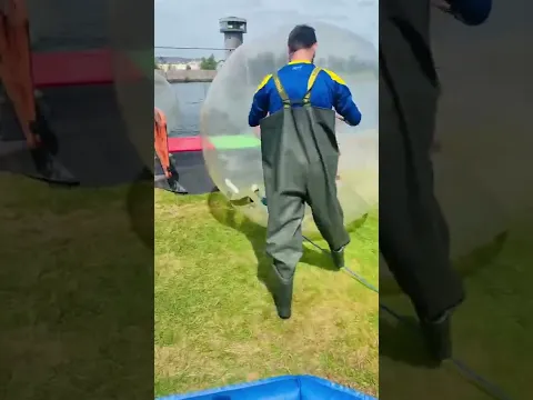 Zorbing on water
