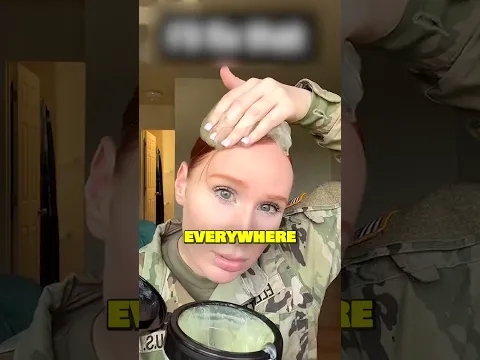 Why Military Girls Use Hair Gel  🔫
