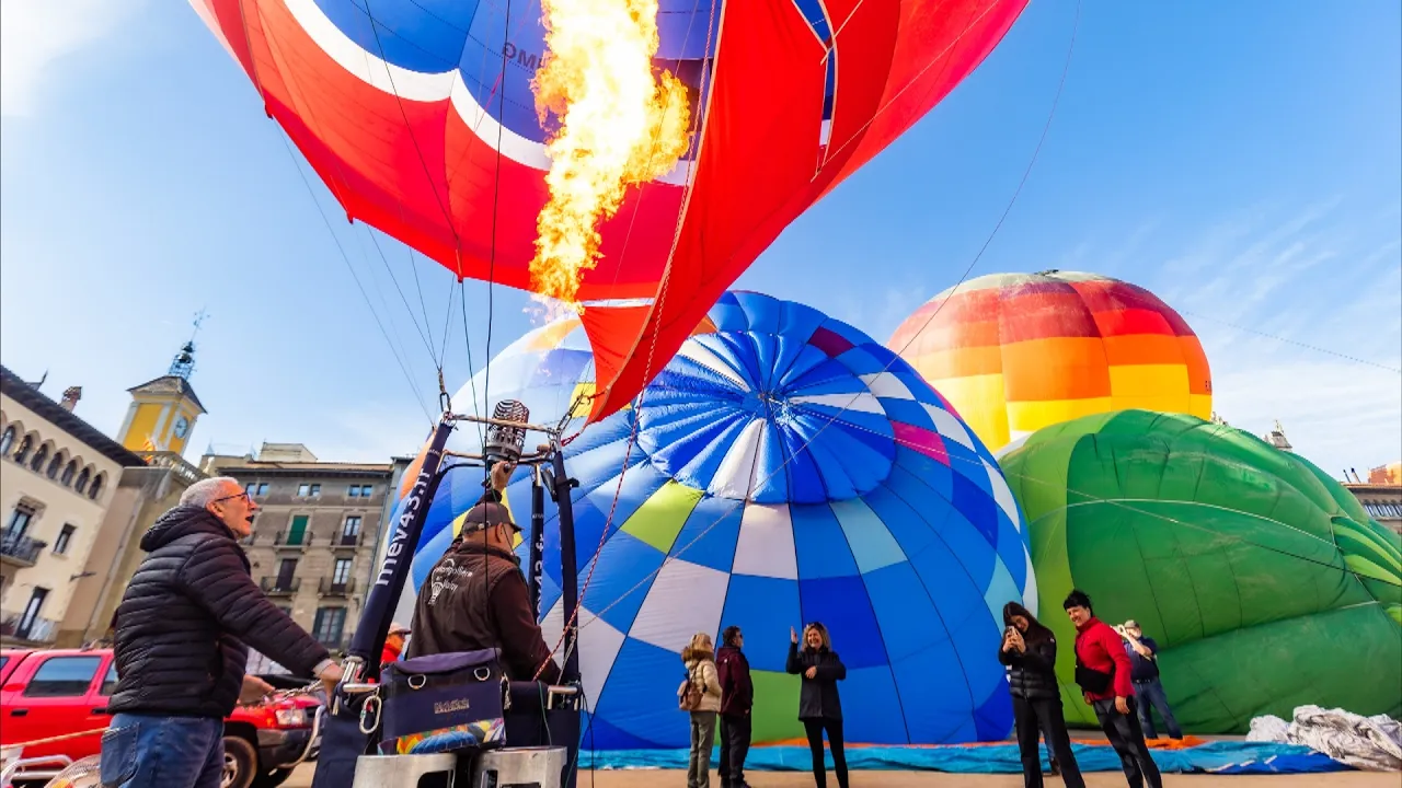 Tret de sortida al Mercat del Ram amb el Trofeu Internacional de Globus, amb més de 20 participants