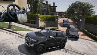 Ford Endeavour 🔥 | Fortuner Legender | Scorpio Classic S11 | OFF-ROAD Convoy | Logitech G29 | GTA 5
