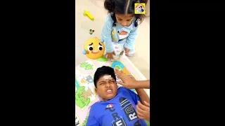 Bhai Behan's SHARARAT Live Fun #funny #kids #shorts