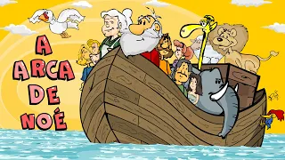 A Arca de Noé contra o Dilúvio em Desenho Animado da Bíblia para Escola Dominical Episódio Completo