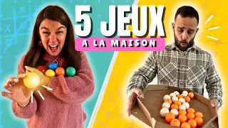 5 Jeux Facile à Faire à la Maison (en famille ou en soirée )