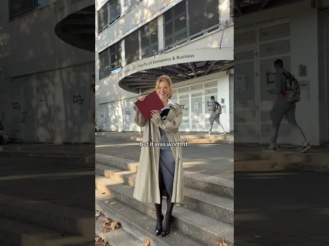 it took a while to finish this transition but i MASTERED IT 👩🏼‍🎓
