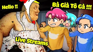 🛑Sinh Tố Live : Hiha Yummie Huy Noob Chạy Thoát Khỏi Bà Già Tô Gà ( Lunch Lady)