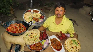 BUTTER CHICKEN & BUTTER NAAN || Chicken Curry | How To Make Butter Chicken At Home | Village Cooking