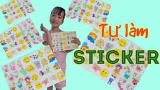 Tự Làm Sticker Dễ Thương ❤️Bé Kem TV