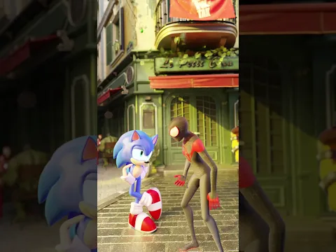 SONIC e SPIDERMAN SI SFIDANO AD UNA GARA!!