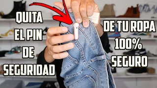 Cómo Quitar el pin de seguridad para la ropa 2022  I TUTORIAL EN 1 MINUTO