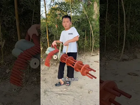 Grandma is making a cool bazooka for herself.🔫😭🤩!! #shorts