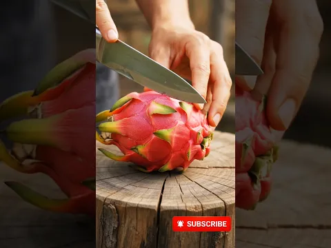Fresh Dragonfruit Cutting Preparing Dragonfruit for Juice 🌵 #farming101 #satisfying