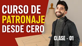 Curso de Patronaje desde CERO - CLASE 1 🔥 Aprende a Crear Patrones como Profesional Paso a Paso