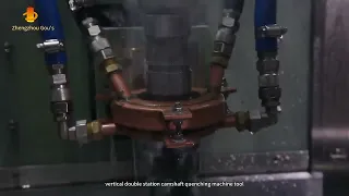 Vertical Double Station Camshaft Quenching Machine Tool