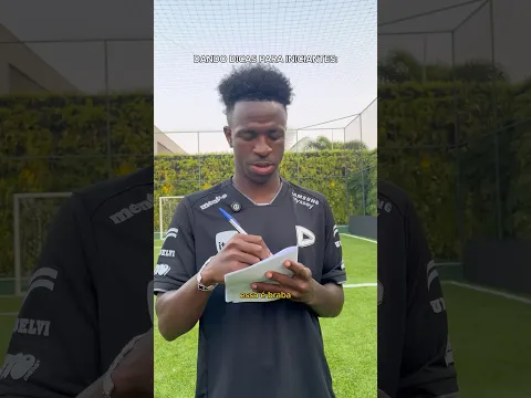 ensinando o VINI JR a driblar