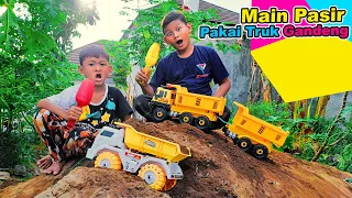 Praya Main Truk Pasir Dan Prosotan Pasir🌈 Sampai Kotor🛝