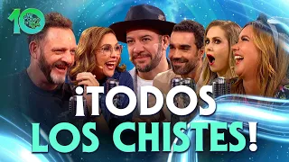 MARATÓN de TODOS los Chistes de Hazme Reír en la Temporada 10 de Me Caigo de Risa