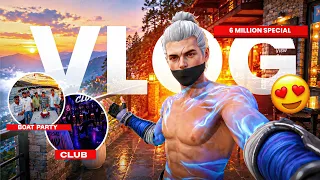 6 MILLION SPECIAL VLOG | FROM FREE FIRE TO REAL LIFE ❤️🔥 #6million #freefire #reallifevlog 