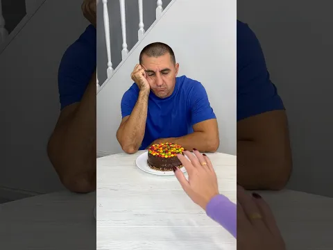 She covered the hole in the Cake with Skittles