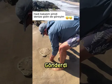 Çocukları DENİZE Gitmesin Diye BUNU Yaptı❗😱 (@yanetmargar / TT)