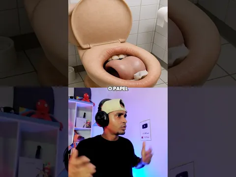 Acabou o papel higiênico qual destes você usaria?