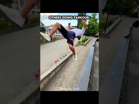 Others Doing Parkour vs This Guy😲