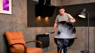 BBQ on a Grill… INSIDE My House ?!