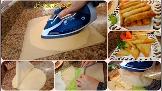 اغرب طريقه خبز بالعالم.بالمكواة الكهربائيه .خبز للشاورما والبورك والسمبوسه والتفريز  مطبخ شاي مهيل