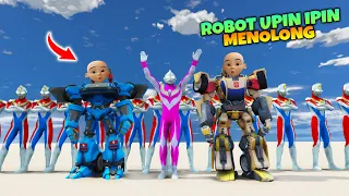 ULTRAMAN DYNA DAN ROBOT UPIN IPIN MEMBEBASKAN ULTRAMAN CANTIK DICULIK ULTRAMAN PALSU, GTA 5 ULTRAMAN