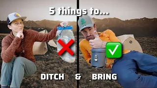 We Stopped Carrying These 5 Things - Our Backpacking Essentials Explained
