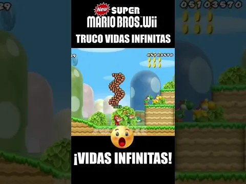 Truco de Vidas Infinitas Descubierto 13 Años Después en New Super Mario Bros Wii - N Deluxe #shorts