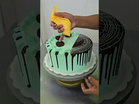 como decorar torta con oreo y rosas