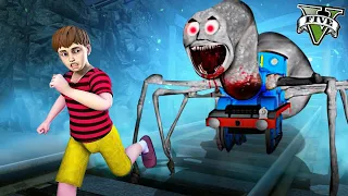 DESCUBRIMOS a *THOMAS.EXE* en GTA V 🔥💥 (Evil Thomas The Train)