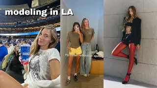 Modeling in Los Angeles 🪞✨ with behind the scenes photoshoots