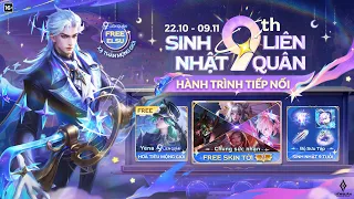 Sinh nhật Liên Quân 9 tuổi - Hành Trình Tiếp Nối!