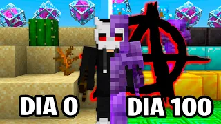 EU PASSEI 100 DIAS EM UM SERVIDOR ANÁRQUICO DE MINECRAFT - O FILME