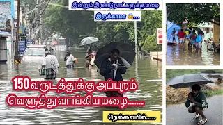 இதுவரை இல்லாத கனத்த மழை நெல்லையில்🥲 | ஊரை விட்டுலாம் கிளம்புறாங்கப்பா 😨Flood in Nellai #Savenellai
