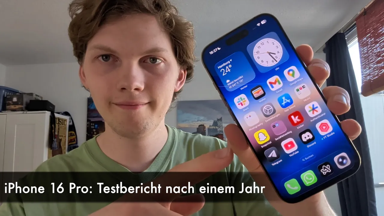 Vidéo-Test de Apple iPhone 16 Pro par Nils Ahrensmeier