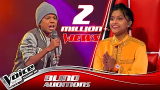Methsara Lasindu |Mudukkuwen Eliyata (මුඩුක්කුවෙන් එළියට)|Blind Auditions|The Voice Teens SriLankaS3