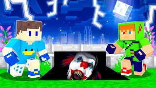 CUIDADO COM OS PALHAÇOS ASSUSTADORES DO MINECRAFT!!