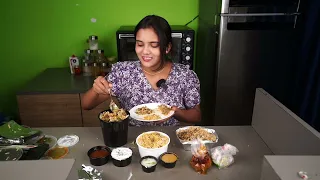 600Rs Mutton Biryani vs 220Rs vs 140Rs | cheap vs expensive mutton biryani | Akanksha and bhushan ..