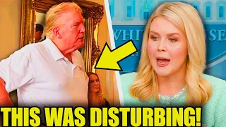 Leavitt PANICS As DISTURBING Trump Video Goes Viral In WORST Way!