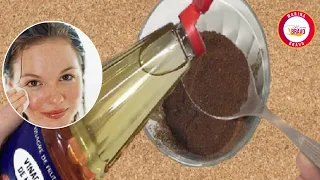 Mezcla café con vinagre de manzana para tener una piel radiante!