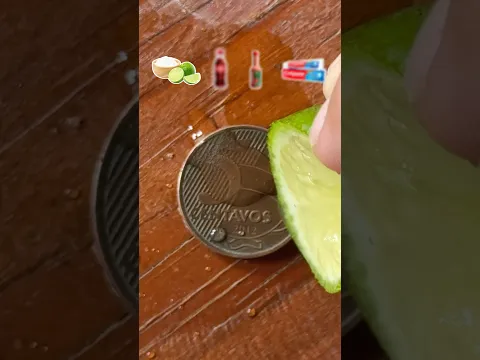Qual PRODUTO será capaz de LIMPAR A MOEDA? 🪙 #moedas #comentandu #experimento