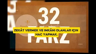 32 Farzı Bilmeyen Çok! Sen Biliyor Musun?