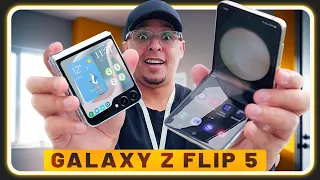 GALAXY Z FLIP 5. O smartphone mais bonito  que ja fizeram? Samsung Galaxy Z Flip 5